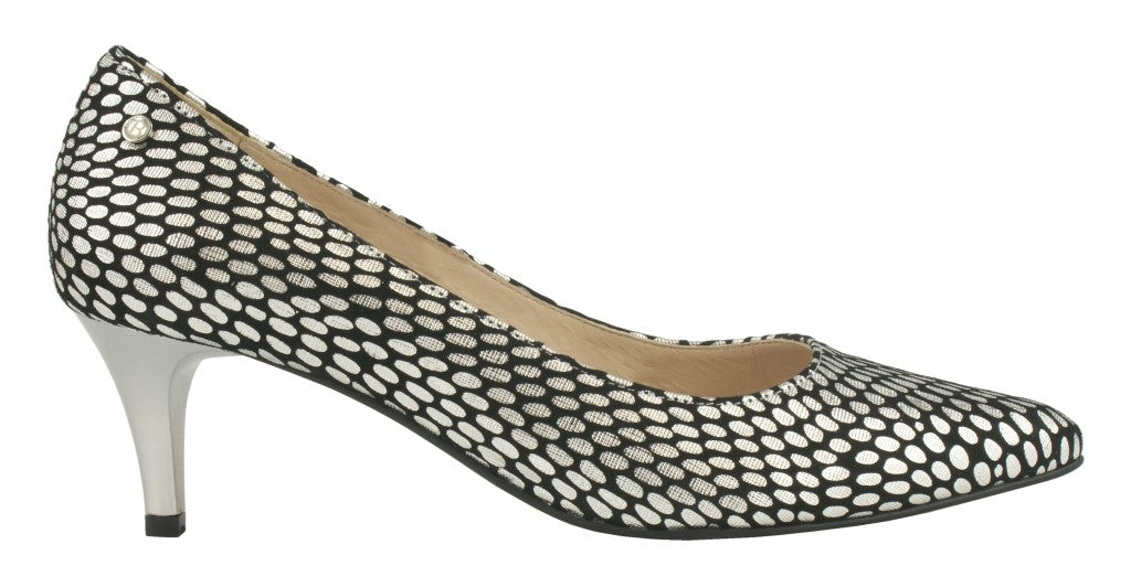 Bosccolo Womens High Heels - Silver Scales