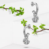 Krystal Couture Colette Earrings Embellished with Swarovski Crystals