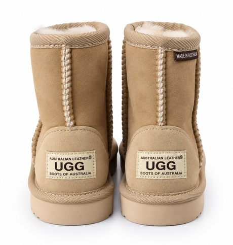 Australian Leather Ugg Kids Classic Short - Natural - AU6