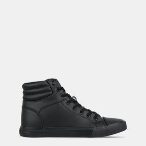 SoulCal Men's Asti Hi Tops Trainers - Black/Black