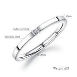 Bullion Gold Single Stone Modern Design White Gold Layered Ring