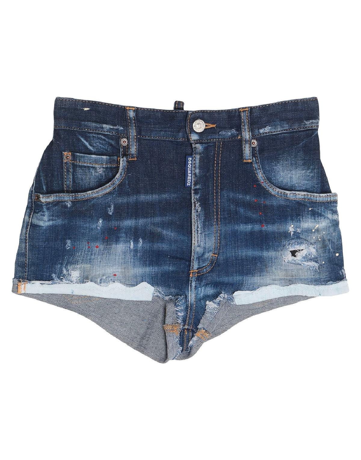 Dsquared2 Womens Denim Shorts - Blue