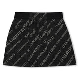 Karl Lagerfeld Girls Cafe Terrase D2 Denim Skirt - Grey