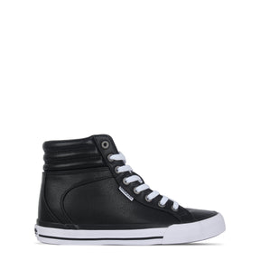 SoulCal Women's Asti Hi Tops Trainers - Black/White