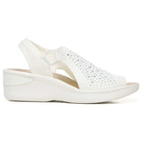 Bzees Star Bright Sandal - White Knit