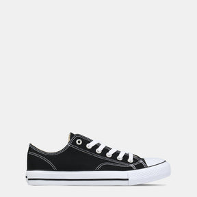 SoulCal Women's Canvas Low Trainers - Black