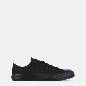 SoulCal Women's Canvas Low Trainers - Black/Black