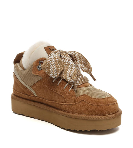 Parkyr Platform Sneakers in Chestnut