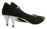 Bosccolo Womens High Heels - Black / Silver