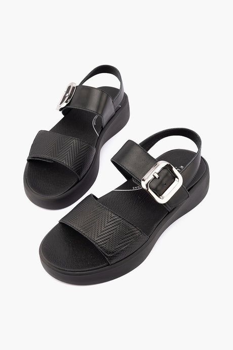 Klouds Isla Black Embossed