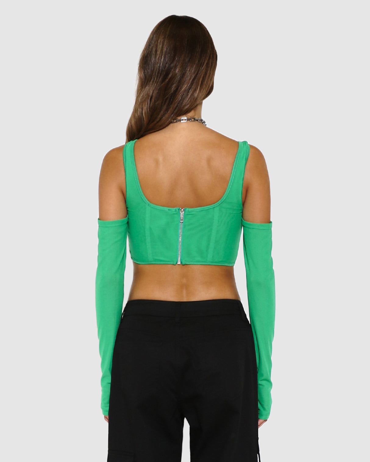 BY.DYLN Aria Corset - Green