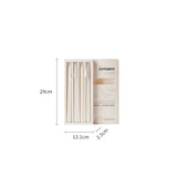Fresh Linen Colored Taper Candles