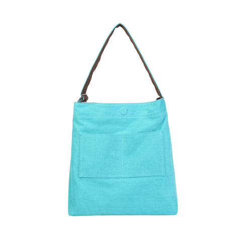 BAMEI Reversible Pleated Laptop Tote Bag - Coffee