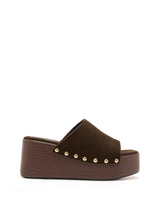 Therapy Imani Chocolate Faux Suede