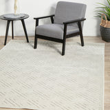 York Alice Natural White Rug