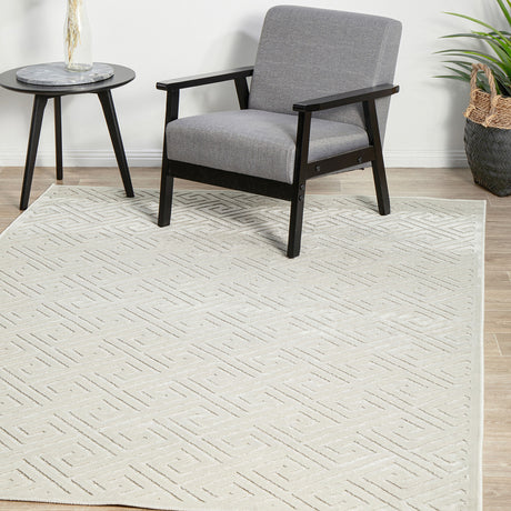 York Alice Natural White Rug