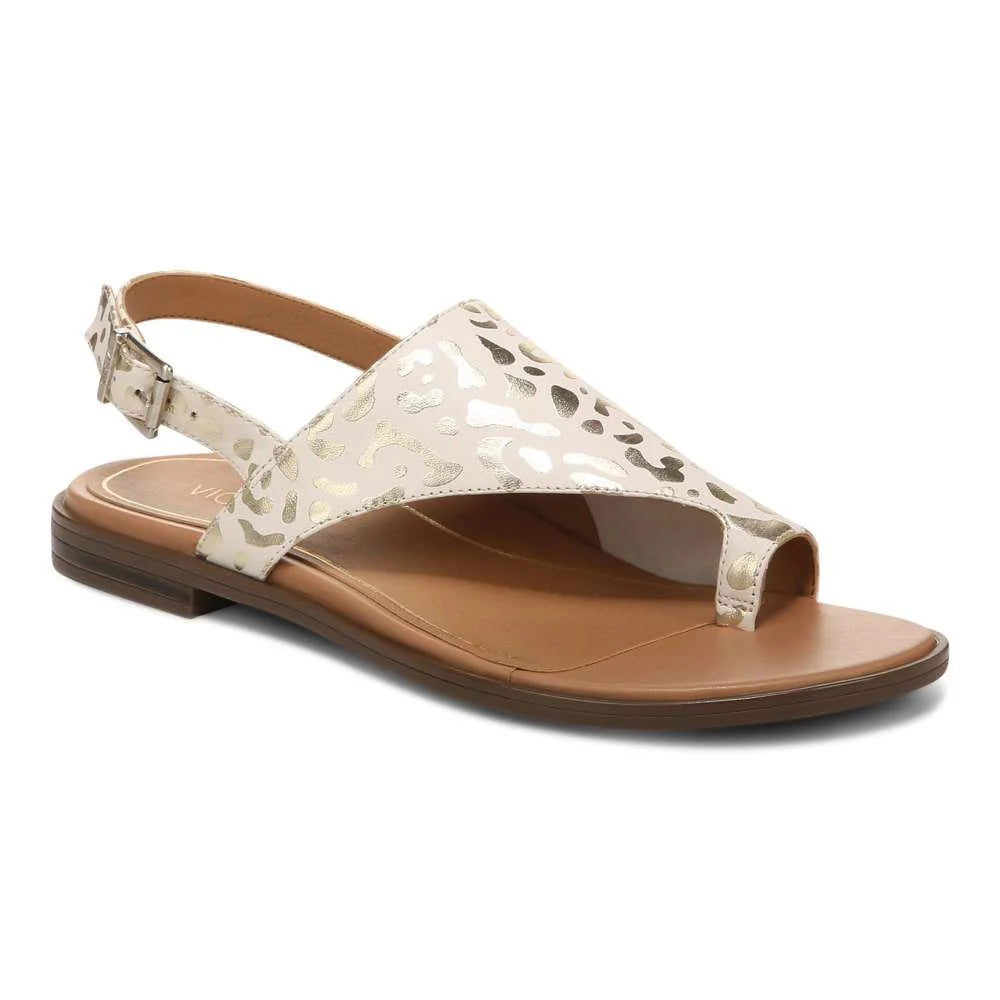 Vionic Ella Sandal - White Leopard