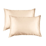 MULBERRY SILK PILLOW CASE TWIN PACK - SIZE: 51X76CM - CHAMPAGNE PINK