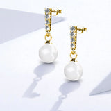 Krystal Couture Lustrous Earrings Embellished with SWAROVSKI Crystals