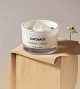 Moonlit Gardenia Crystal Infused Scented Candle