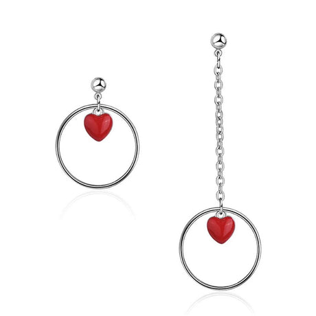 Love Struck In Circle Earrings