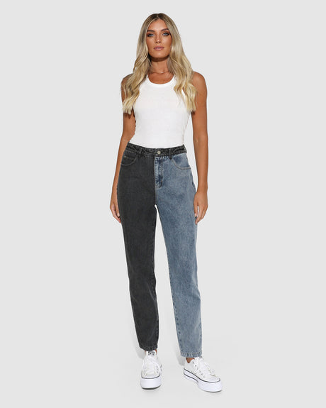 Lost In Lunar Women's Gemini Jeans - Multi Denim