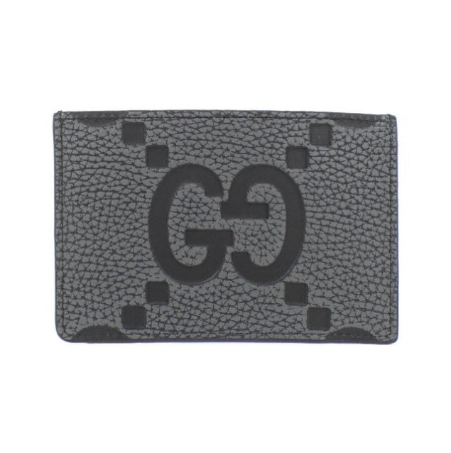 Gucci GG Leather Cards Case Wallet - Grey