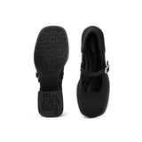 Lafayette Square Toe Mary Jane Pumps - Black
