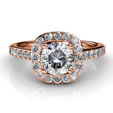 Krystal Couture Engagement Ring Embellished with SWAROVSKI Crystals