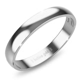 Bullion Gold Solid Oval Stainless Steel Bangle with a High Polish Finish 8mm