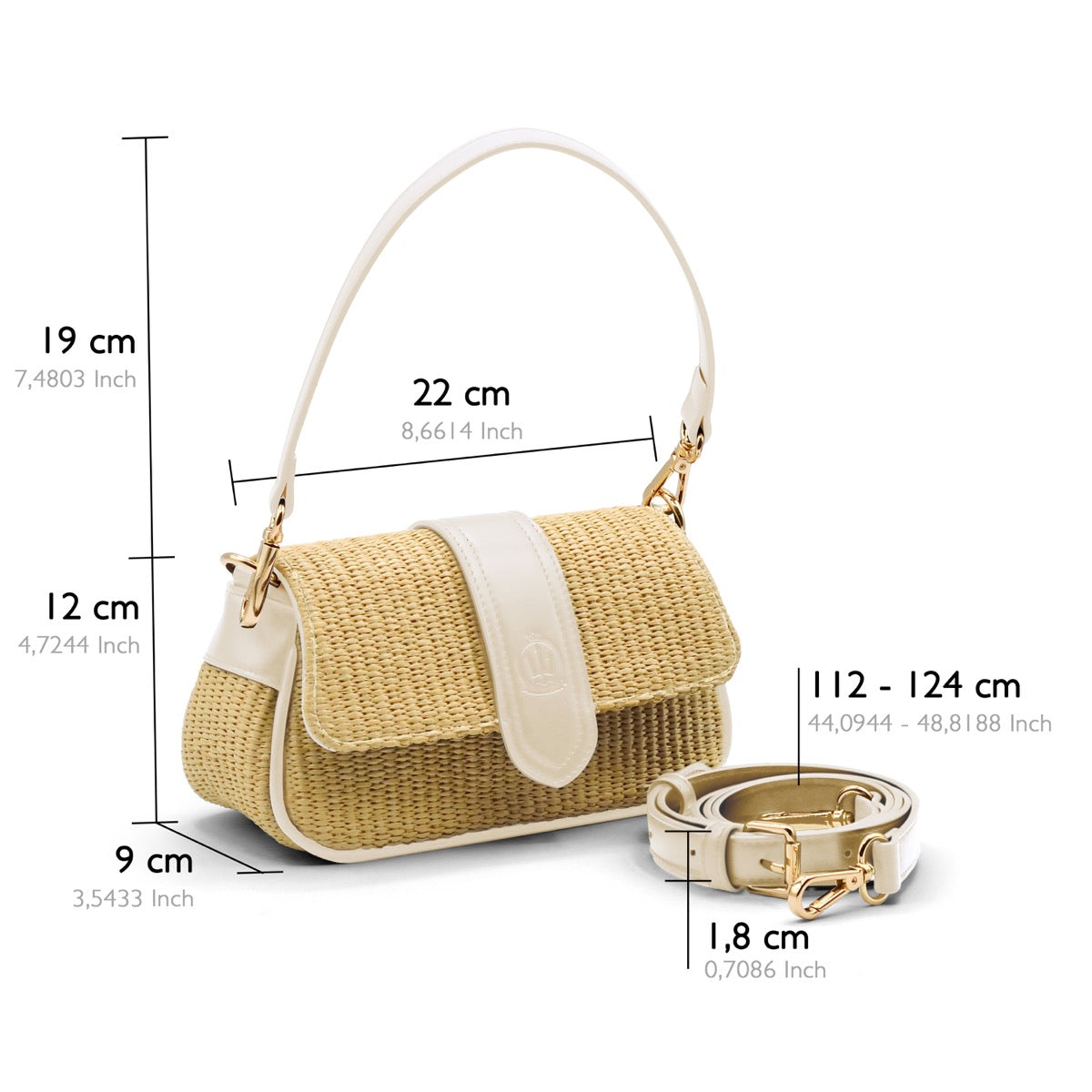 Moorea Handbag - Nude