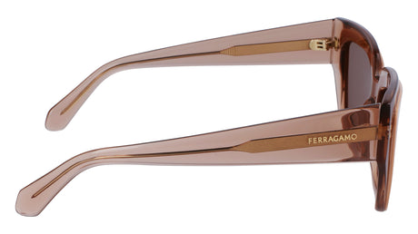 Salvatore Ferragamo SF2002S Womens Sunglasses - Transparent Nude/Rose