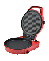 TODO 1800W Electric Pizza Maker Pizza Oven Dual Temperature Control Flat Grill - Red