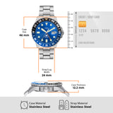 Fossil Fossil Blue Silver Watch