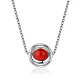 Red Mystic Agate Necklace