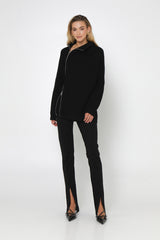 Madison The Label Reuben Knit Jumper - Black