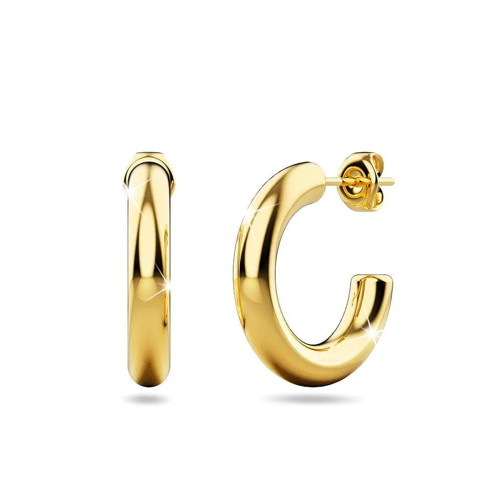 Bullion Gold Erica Gold Hoop Earrings