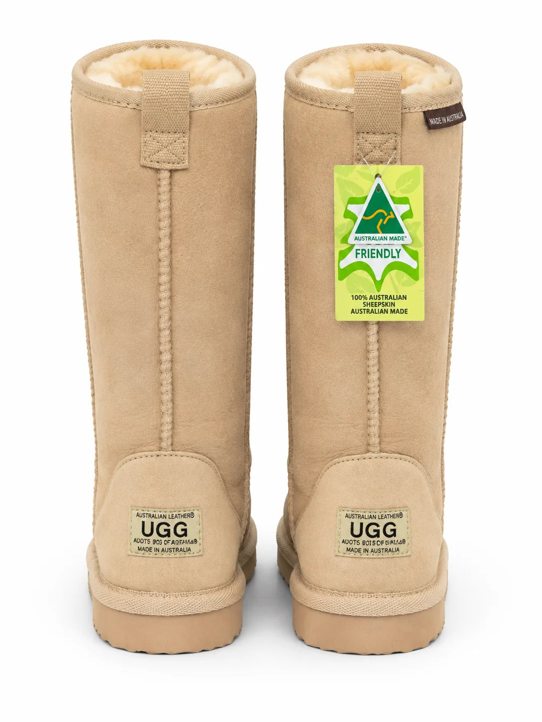 Australian Leather Ugg Classic Tall Corset Lace - Natural - AU4