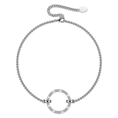 Krystal Couture Orbit of Beauty Bracelet Embellished with SWAROVSKI Crystal in White Gold