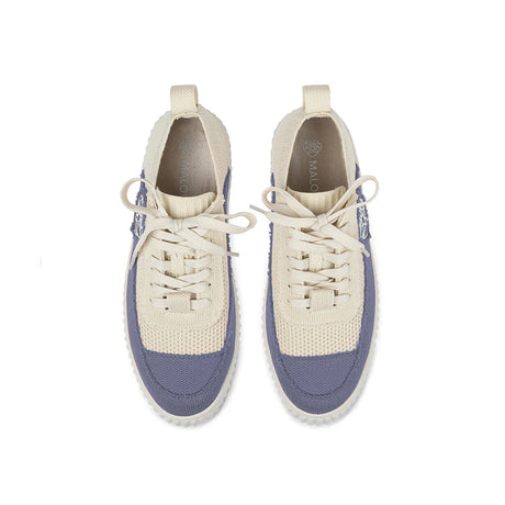 Chunky Platform Knit Sneakers - Lavender
