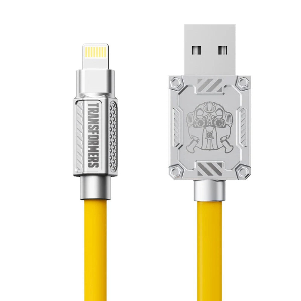 Transformers Type-C USB to Apple Charge Data Cable 1.5m 2.4A USB TF-A02 - Yellow