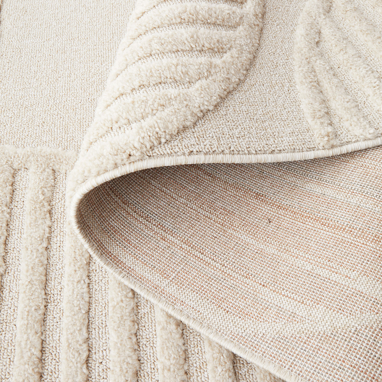 Lotus Leo Beige Runner Rug
