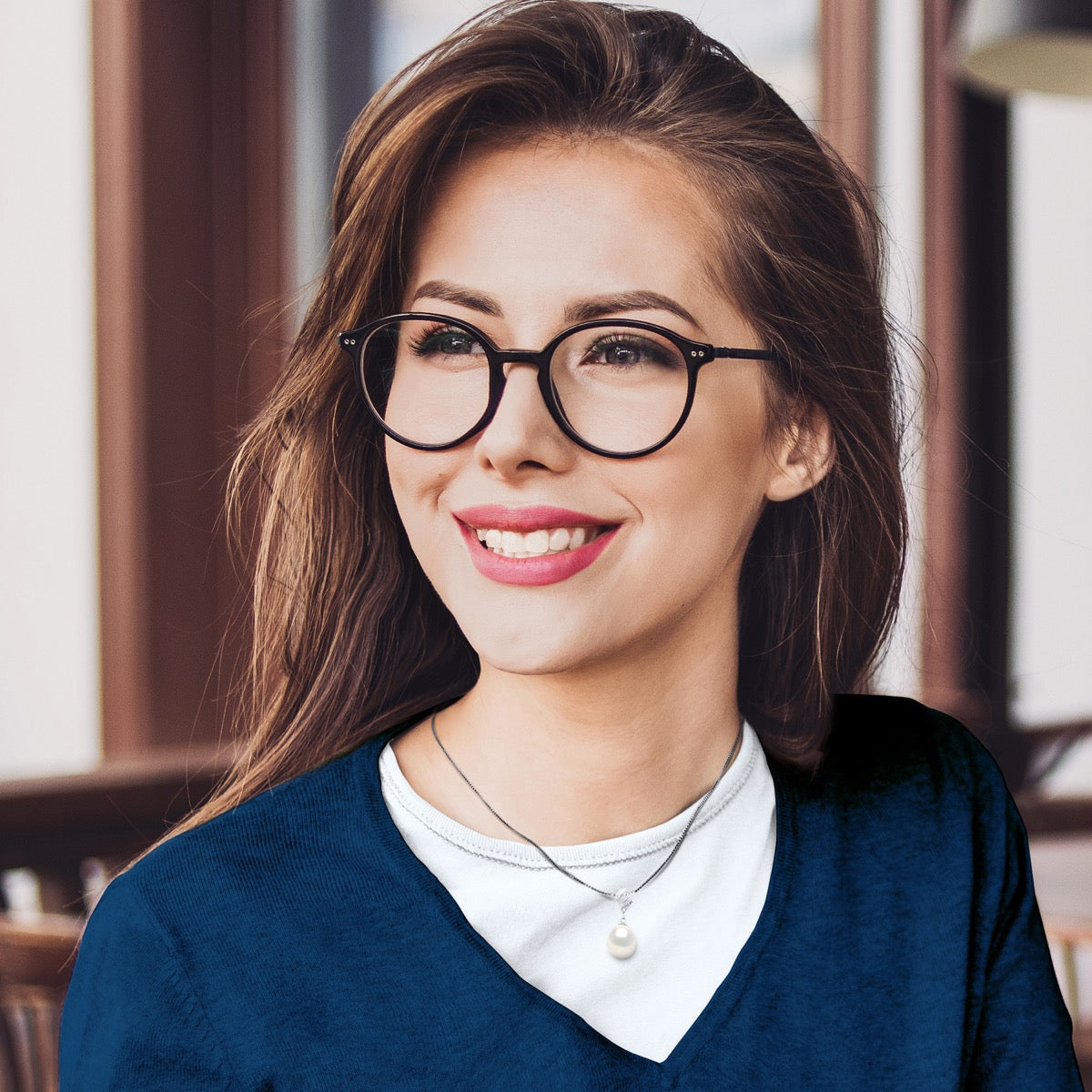 Pendant Volutes - Natural White - Longueur 42 cm