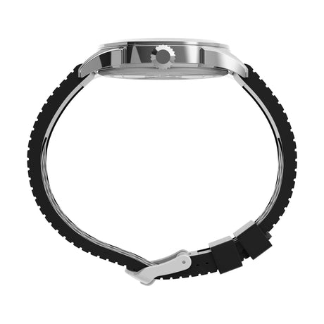 Timex UFC Athena Silver Black Silicone