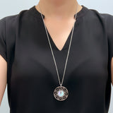 Bullion Gold Vintage Medallion Necklace