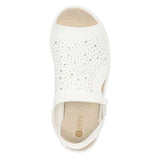 Bzees Star Bright Sandal - White Knit
