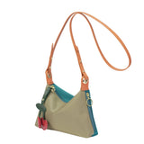 BAMEI Reversible Nylon Crossbody Bag - Khaki