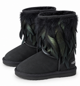 Australian Leather Ugg Classic Feather - Black - AU6