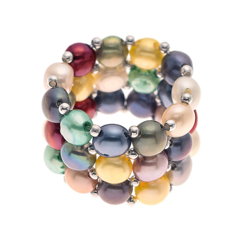 Ring Freshwater Pearl 3-4mm Adjustable