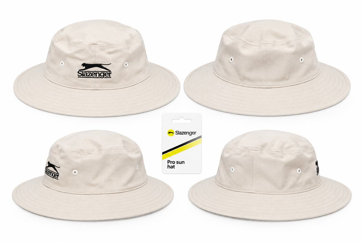 Slazenger Kids Panama Hat White - Small Junior